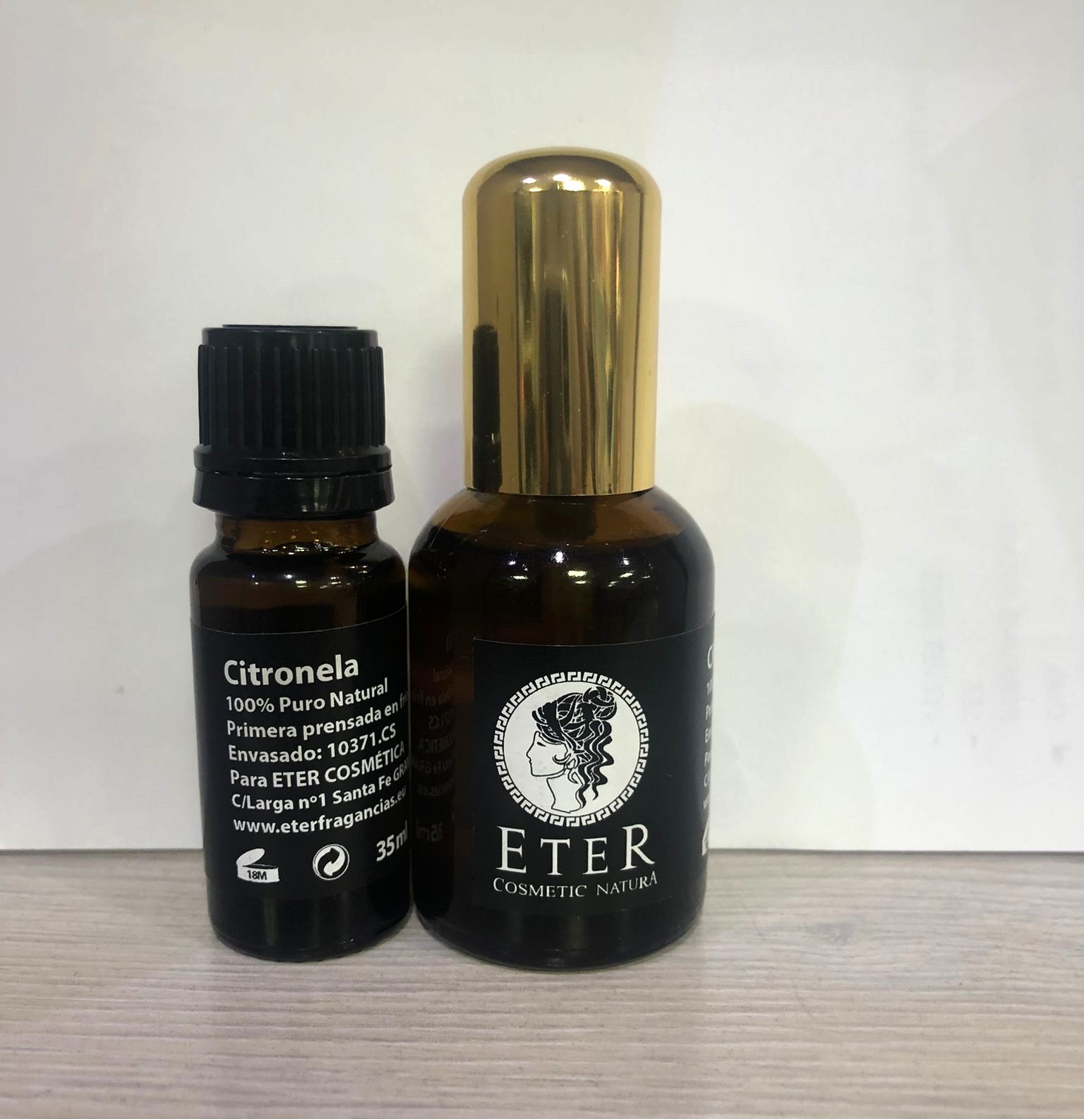 ETER ACEITE CITRONELA 100% NATURAL
